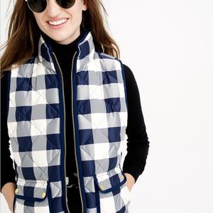 J Crew Women’s Excursion Vest in Buffalo Check